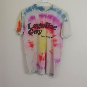 Legalize Gay Rainbow Tie-dye Shirt